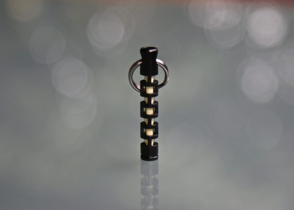 TEC-S360 Isotope Tritium Fob (Black Diamond Carbon) – Tritium Keychains